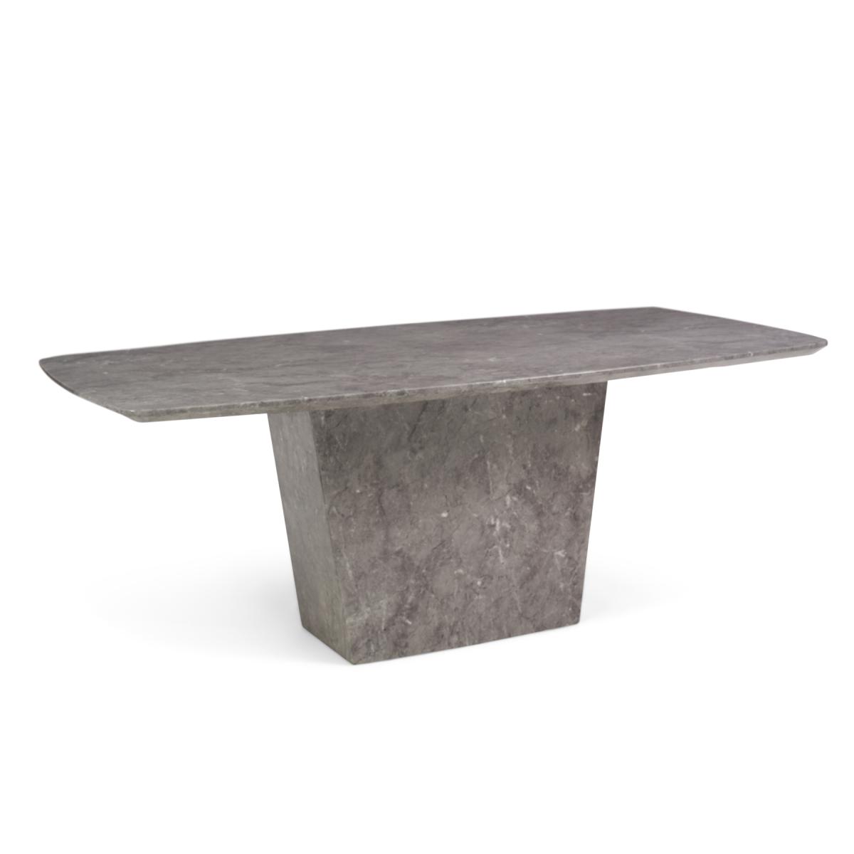Ex-display Francesca 200cm Grey Marble Dining Table – image 5