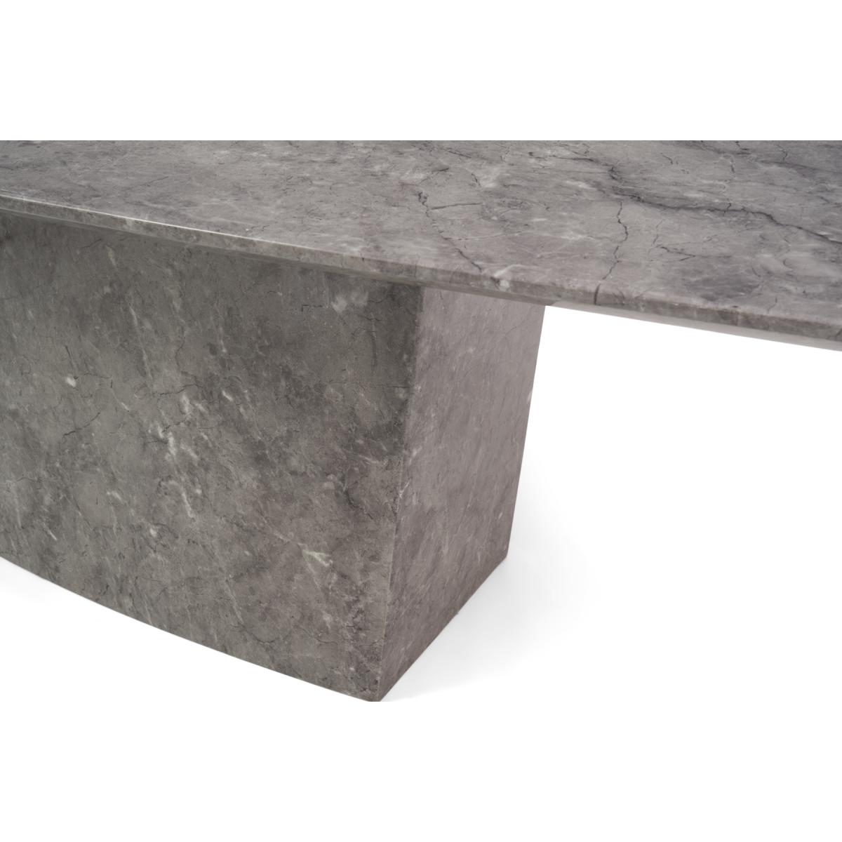 Ex-display Francesca 200cm Grey Marble Dining Table – image 7