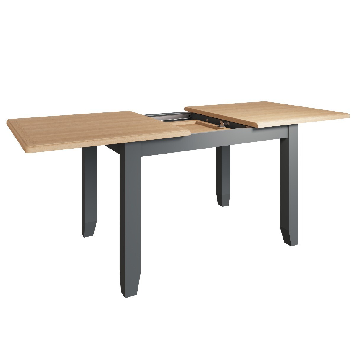 Arlia Oak and Grey 160cm Extending Dining Table – image 3