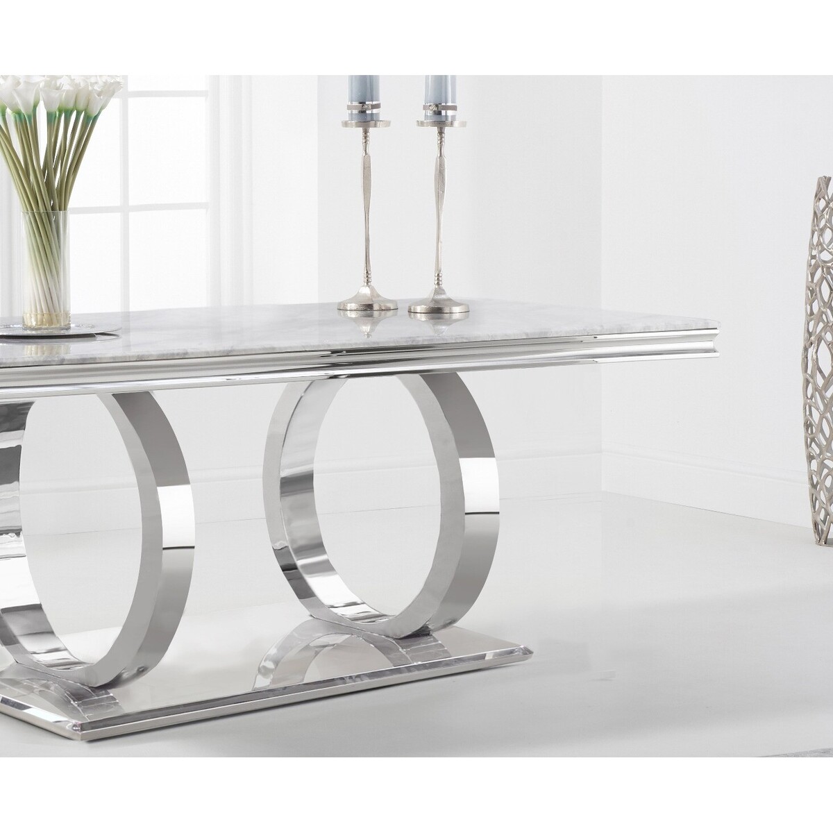 Harlow 180cm Marble Dining Table – image 2