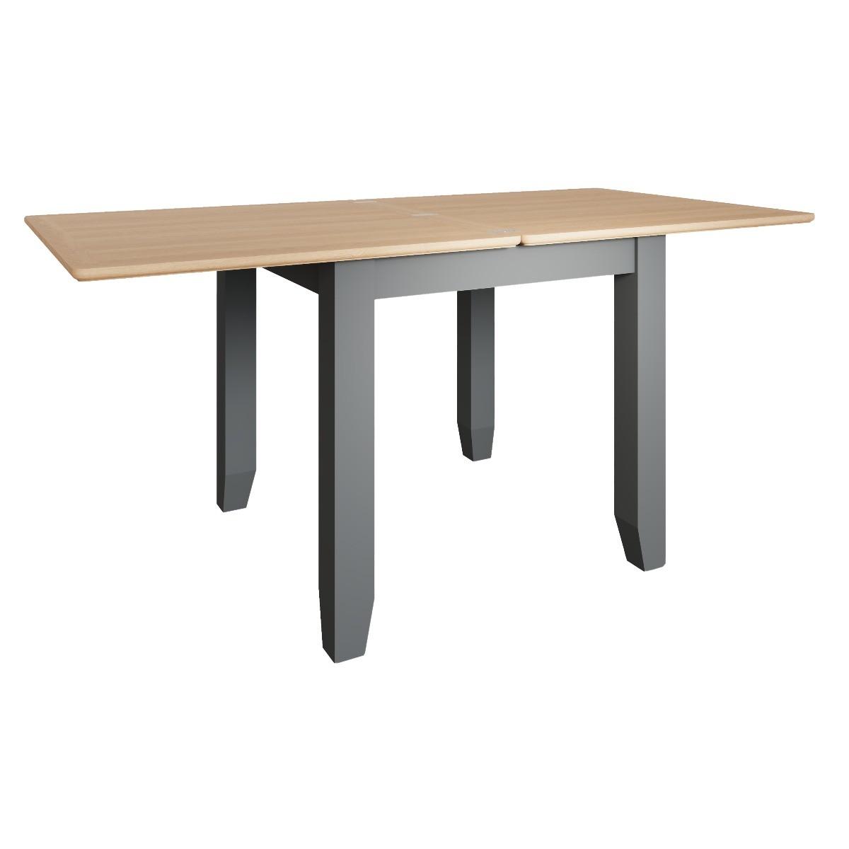 Arlia Oak and Grey Flip Top Table – image 4