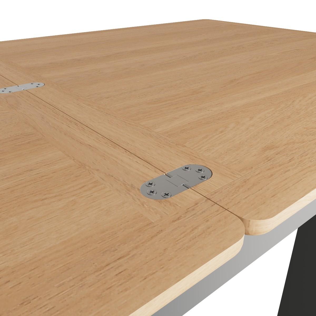 Arlia Oak and Grey Flip Top Table – image 6