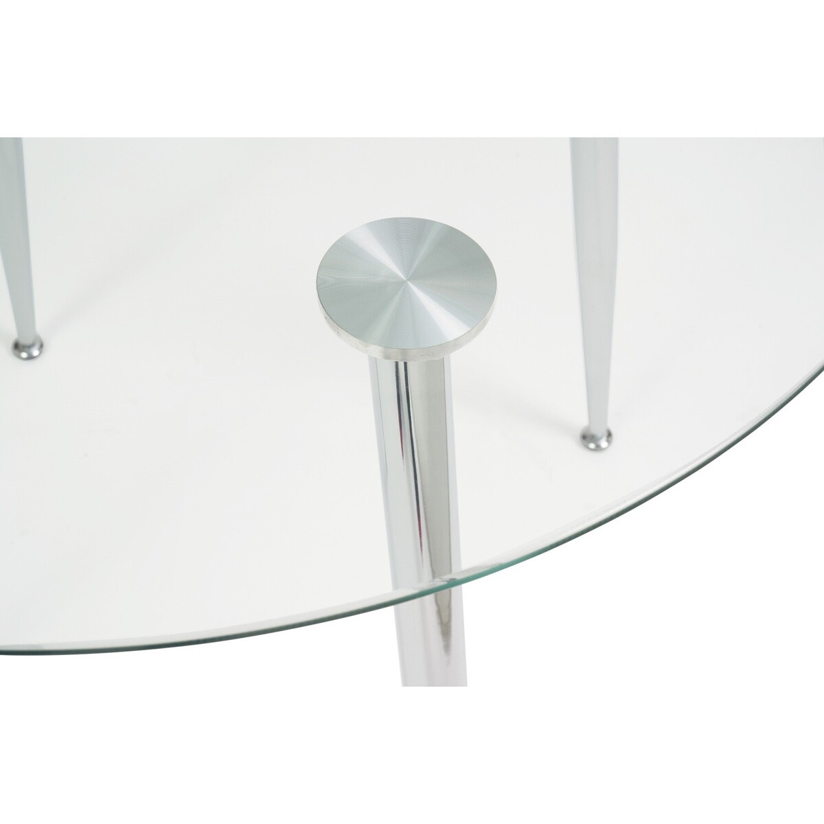 Catalina 90cm Glass Round Dining Table – image 2