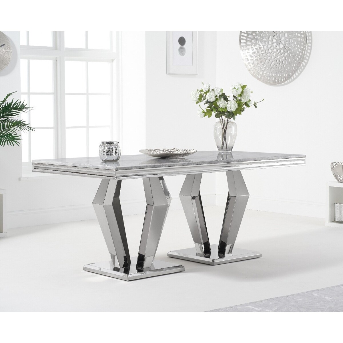 Viscount 180cm Marble Dining Table – image 2