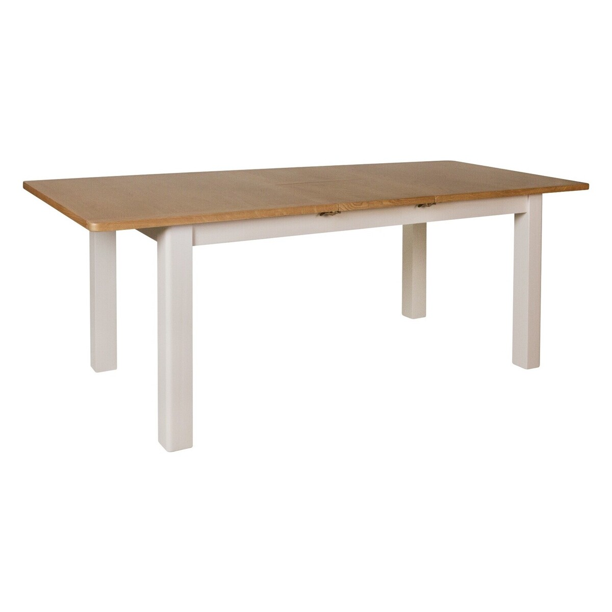 Cole 160cm Oak and Grey Extending Dining Table – image 2