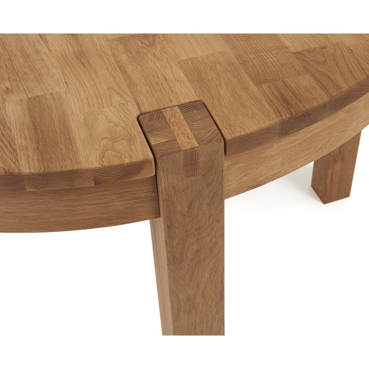 Thetford 110cm Oak Round Dining Table – image 7