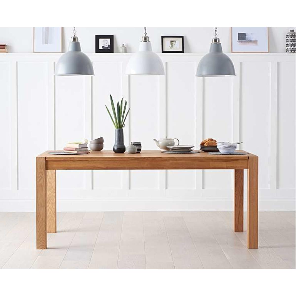 Ex-display Verona 180cm Oak Dining Table – image 1