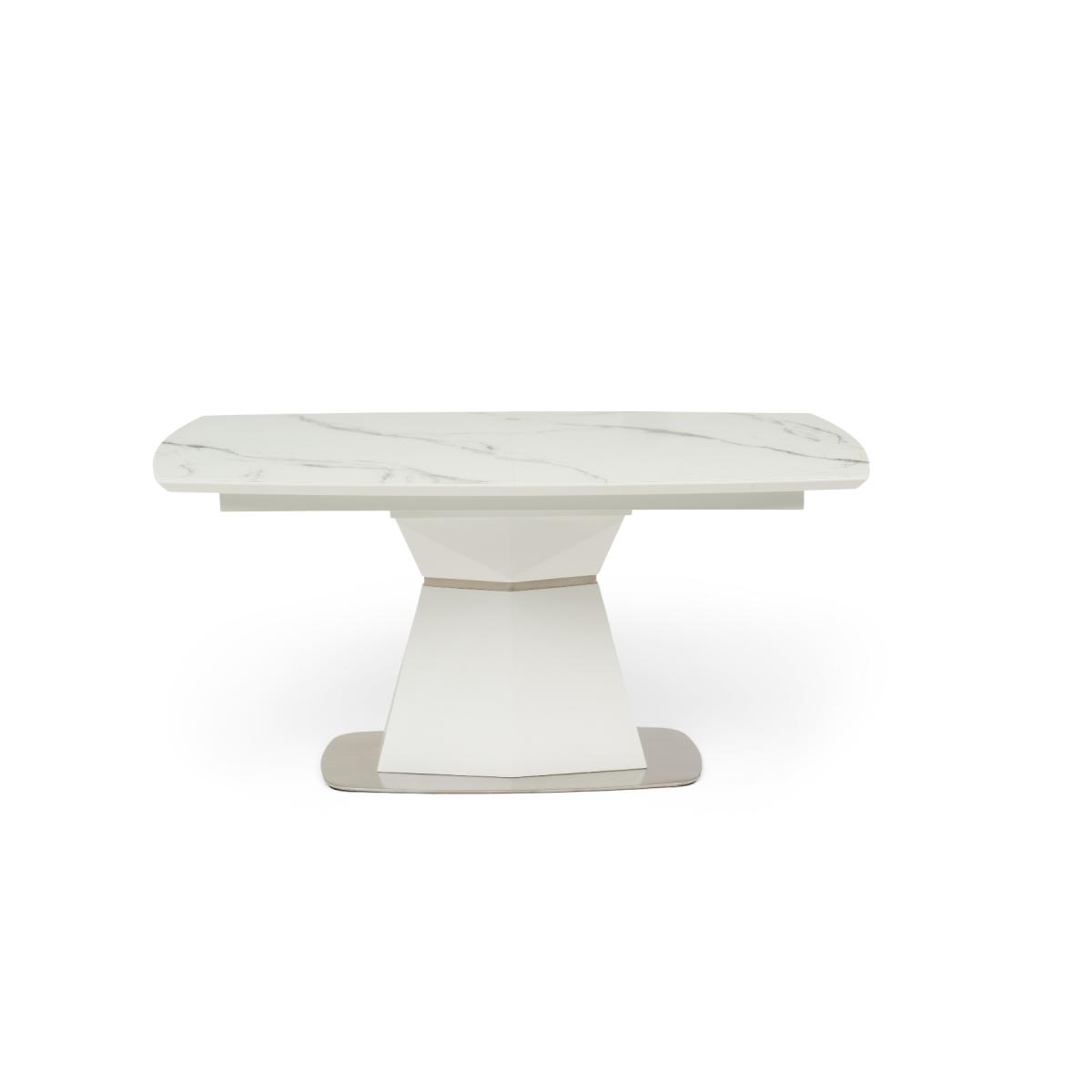 Jackson 160cm White Extending Dining Table – image 5