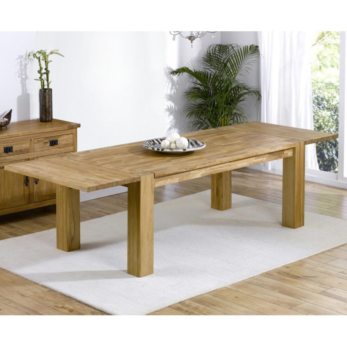 Extending Sheringham 200cm Solid Oak Dining Table – image 11