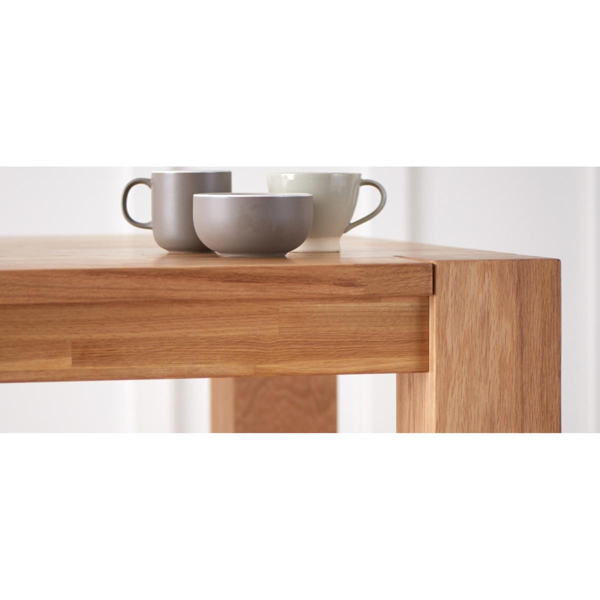 Extending Sheringham 200cm Solid Oak Dining Table – image 15