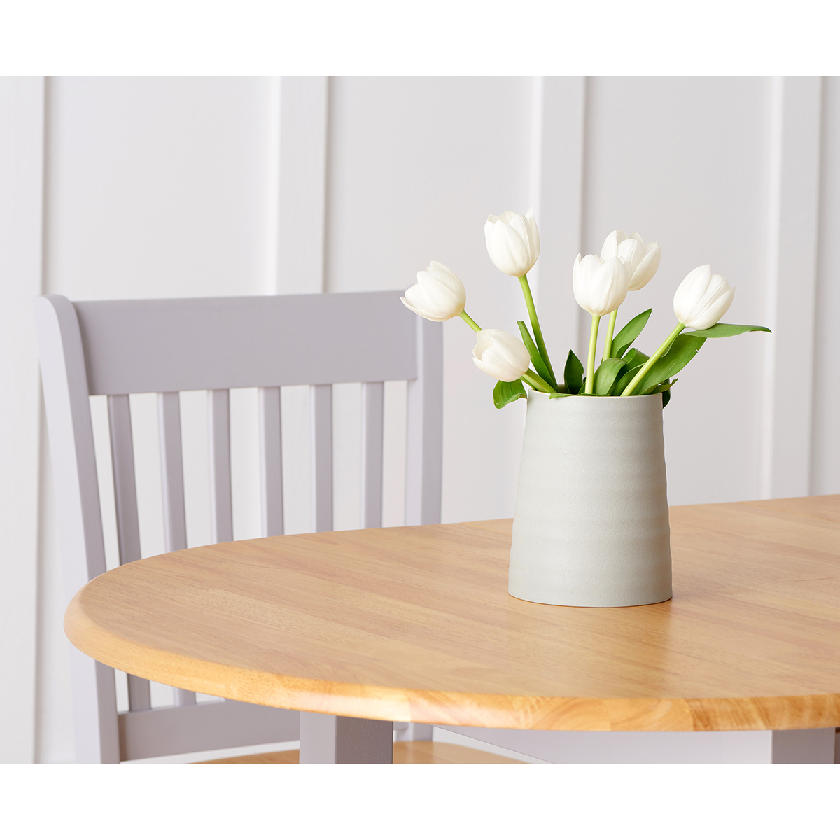 Amalfi Oak and Grey Extending Dining Table – image 3