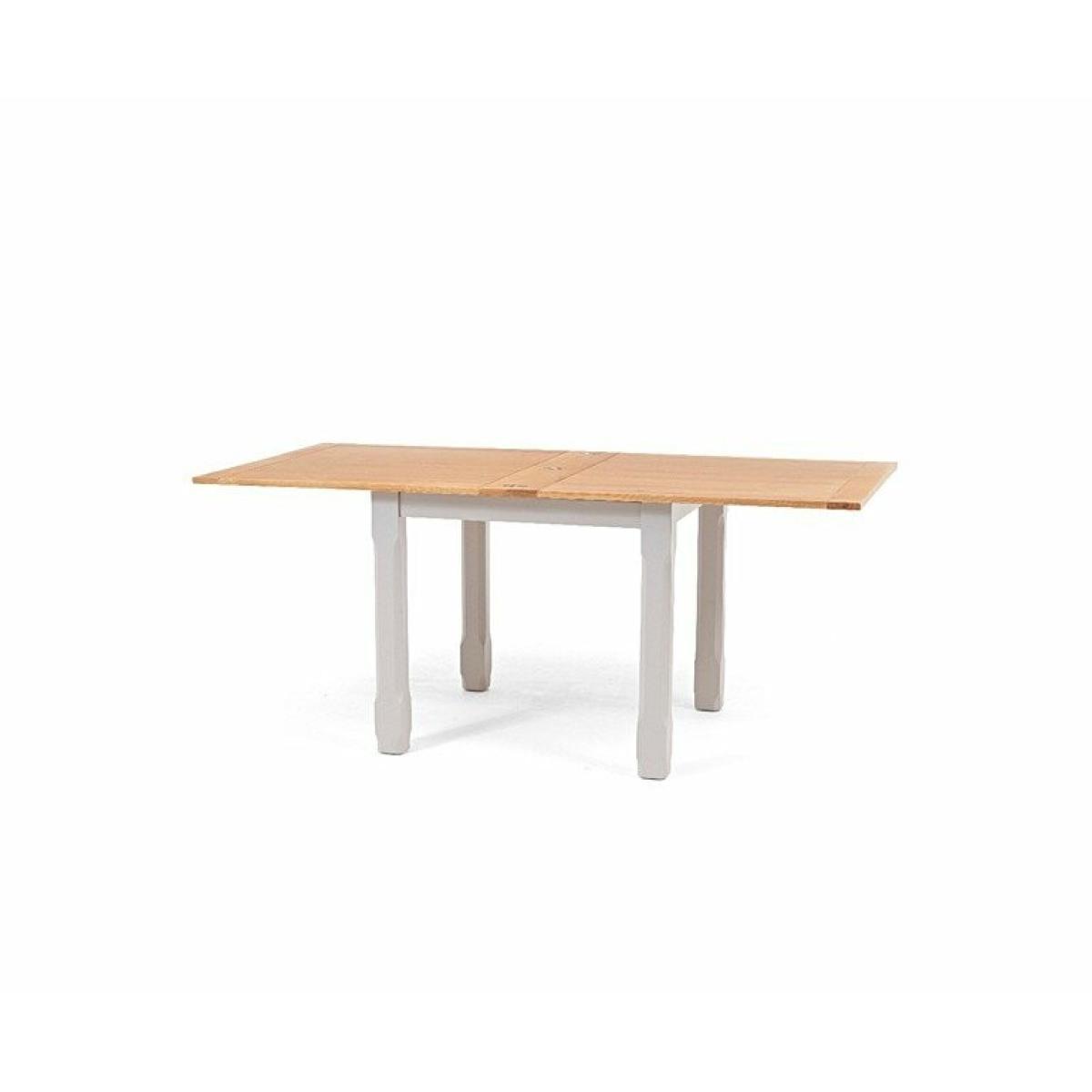 Ex-display Somerset 90cm Oak and Grey Flip Top Extending Dining Table – image 8