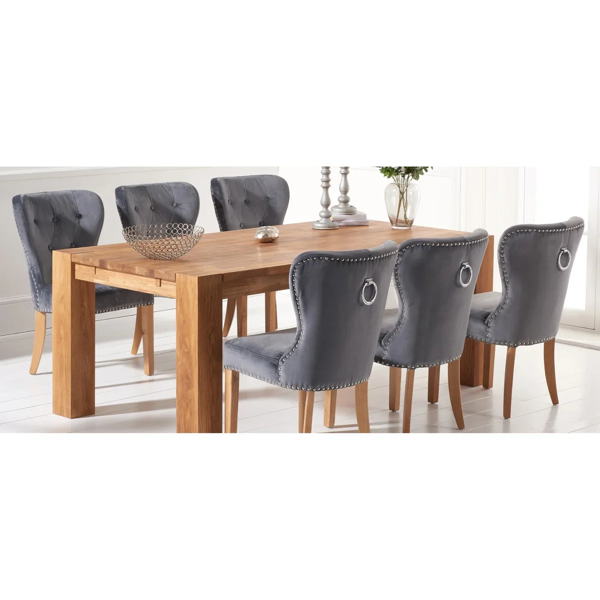 Sheringham 200cm Solid Oak Dining Table – image 4