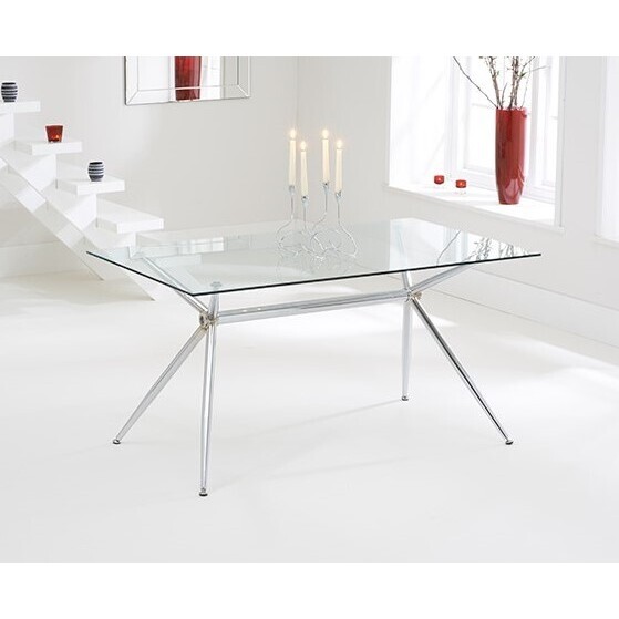 Savelli 150cm Glass Dining Table – image 2
