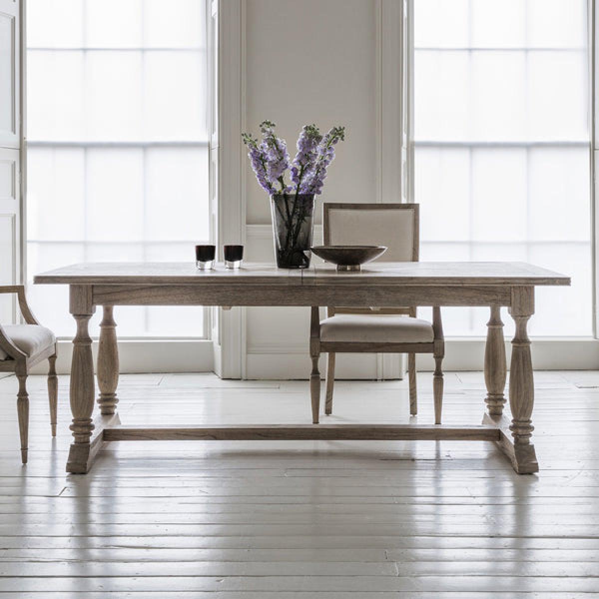 Gallery Interiors Mustique 8-10 Seater Extending Dining Table – image 3