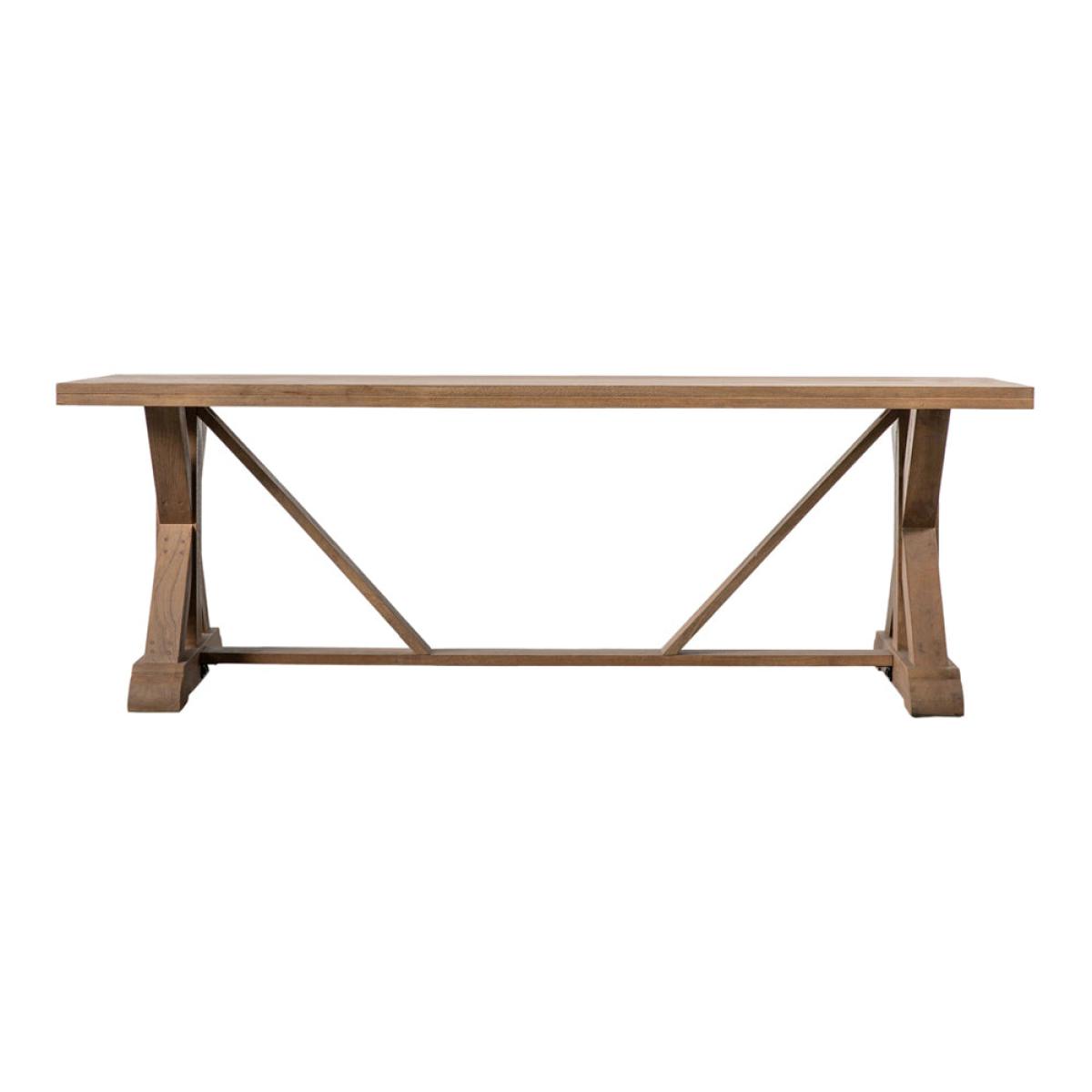 Gallery Interiors Grover Dining Table in Oak | Outlet / Small – image 2