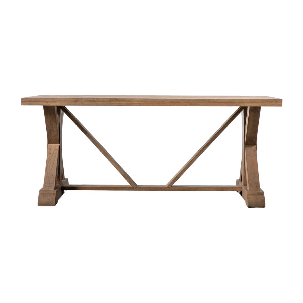 Gallery Interiors Grover Dining Table in Oak | Outlet / Small – image 1