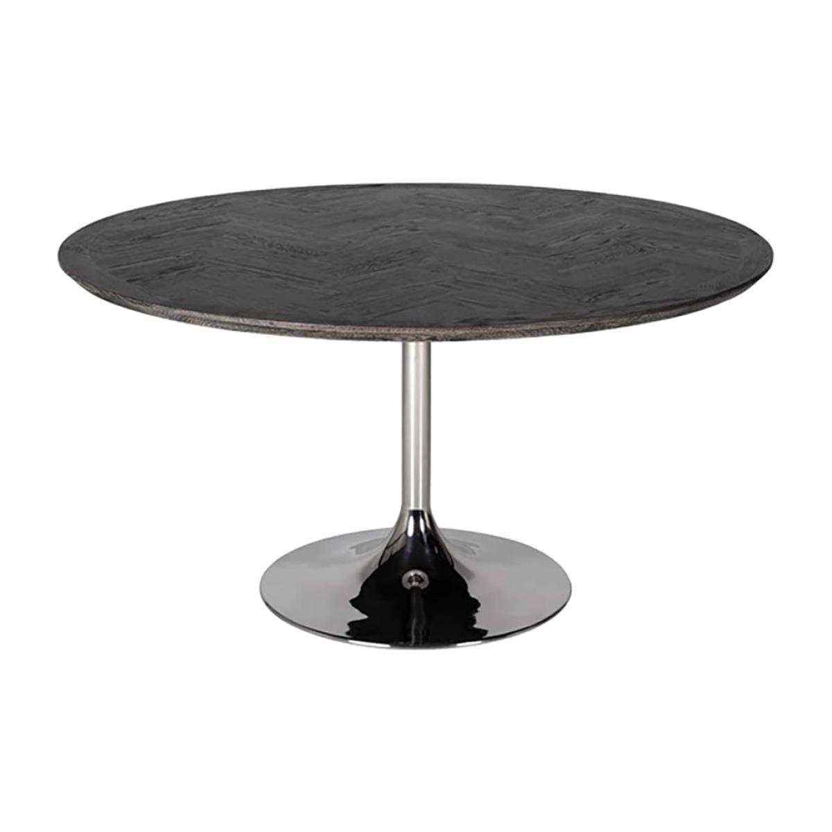 Richmond Blackbone Silver Round 4 Seater Dining Table – image 1