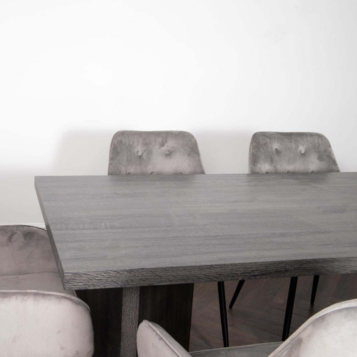 Native Home Ascot 6 Seater Grey Oak Dining Table – image 5