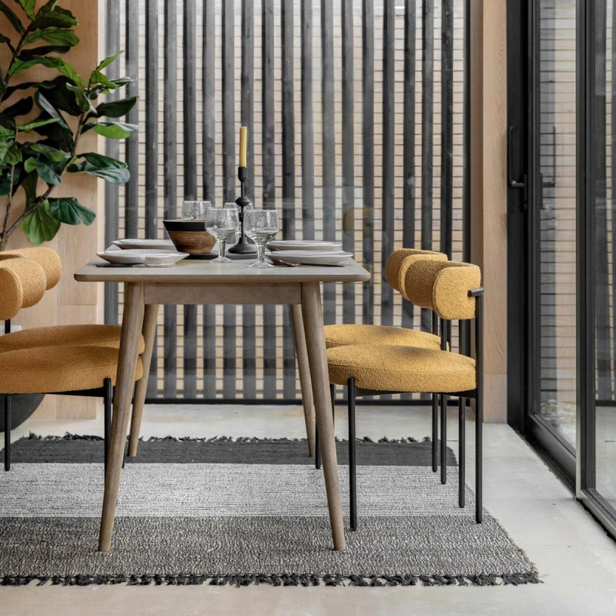 Gallery Interiors Panelled Dining Table – image 4