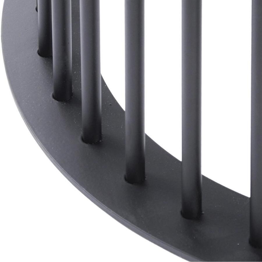 Libra Chancery Black Ash Round Dining Table – image 3