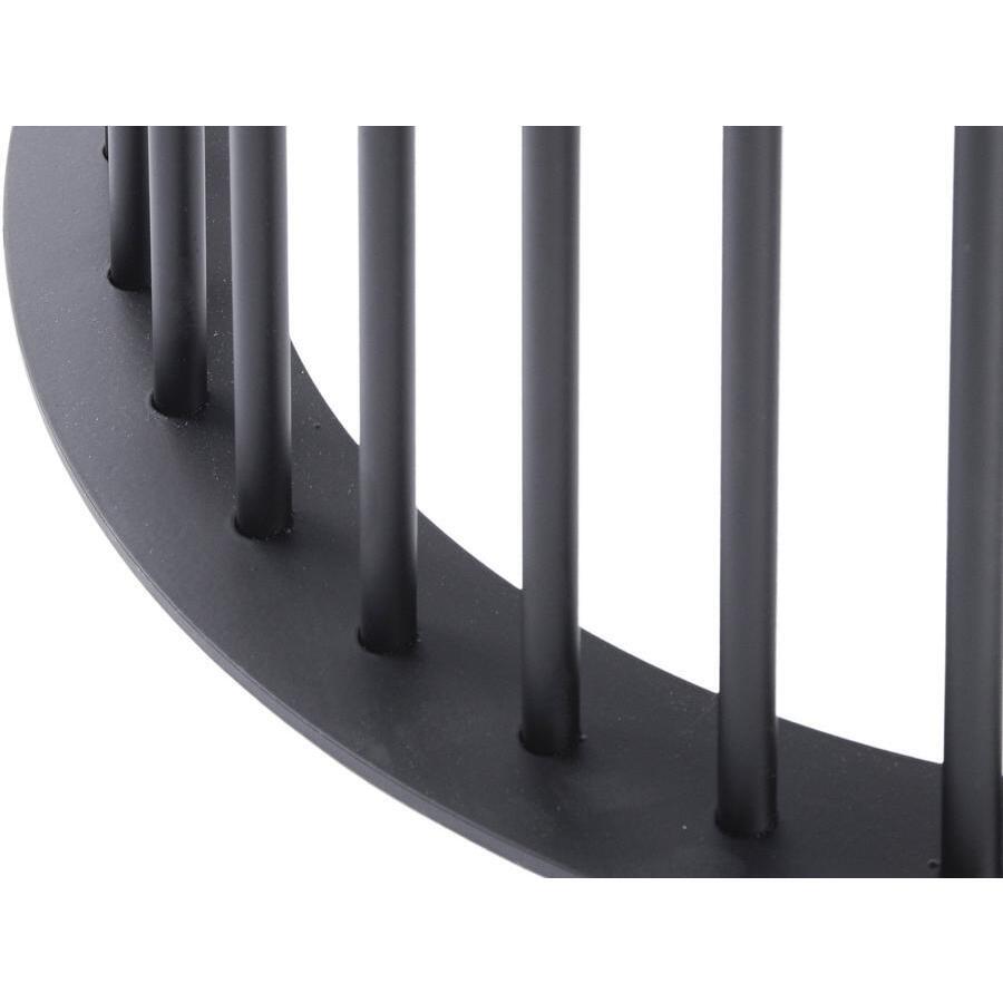 Libra Chancery Black Ash Round Dining Table – image 6