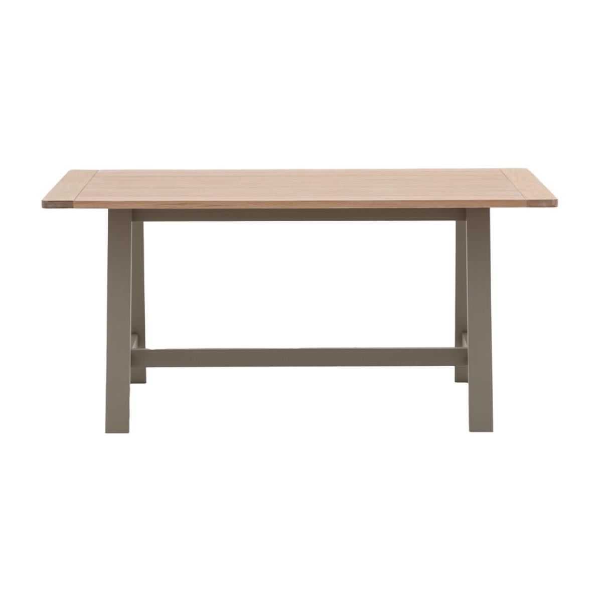Gallery Interiors Ascot Trestle Table in Prairie – image 1