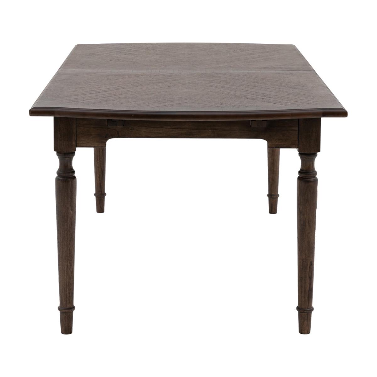 Gallery Interiors Melody Extending Dining Table in Brown – image 3