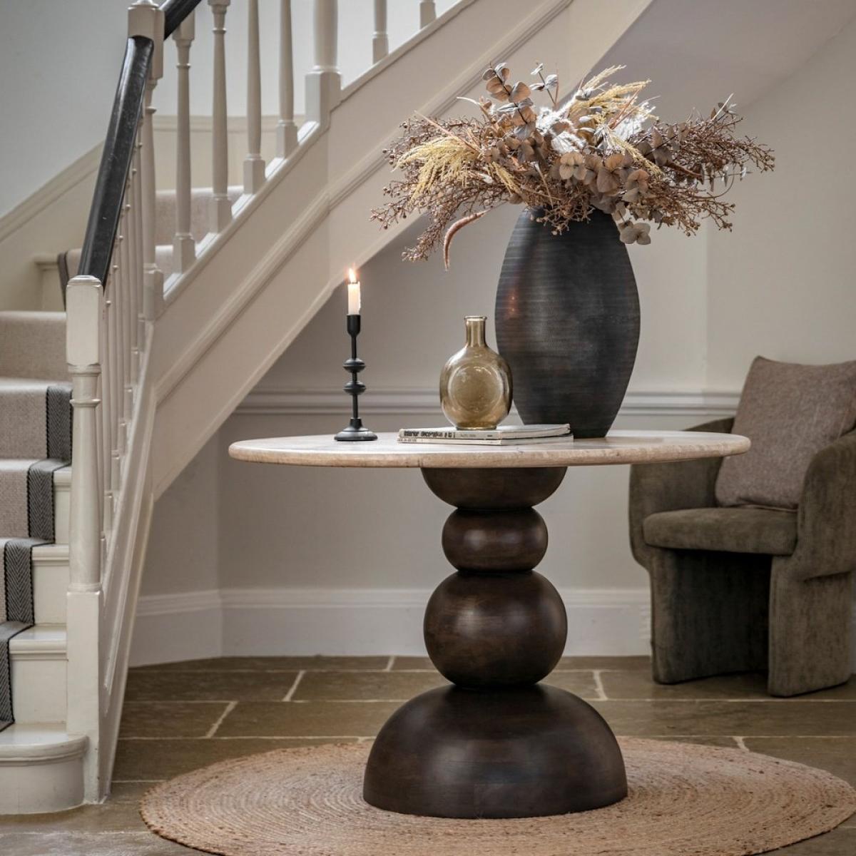 Gallery Interiors Sable Round Dining Table – image 3