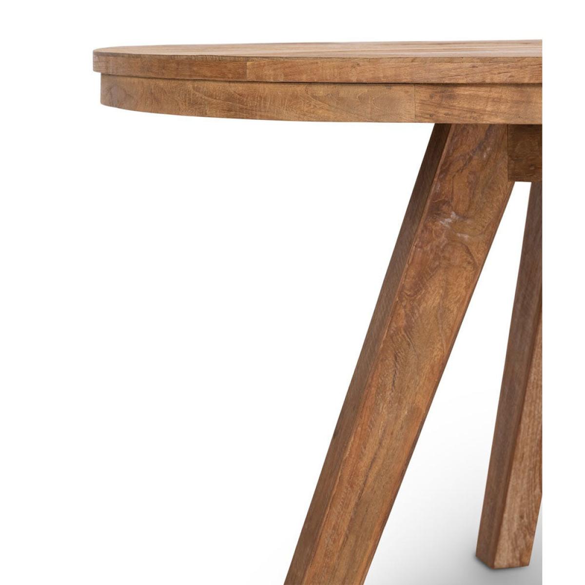 DTP Interiors Tradition Round Dining Table in Recycled Teakwood – image 3