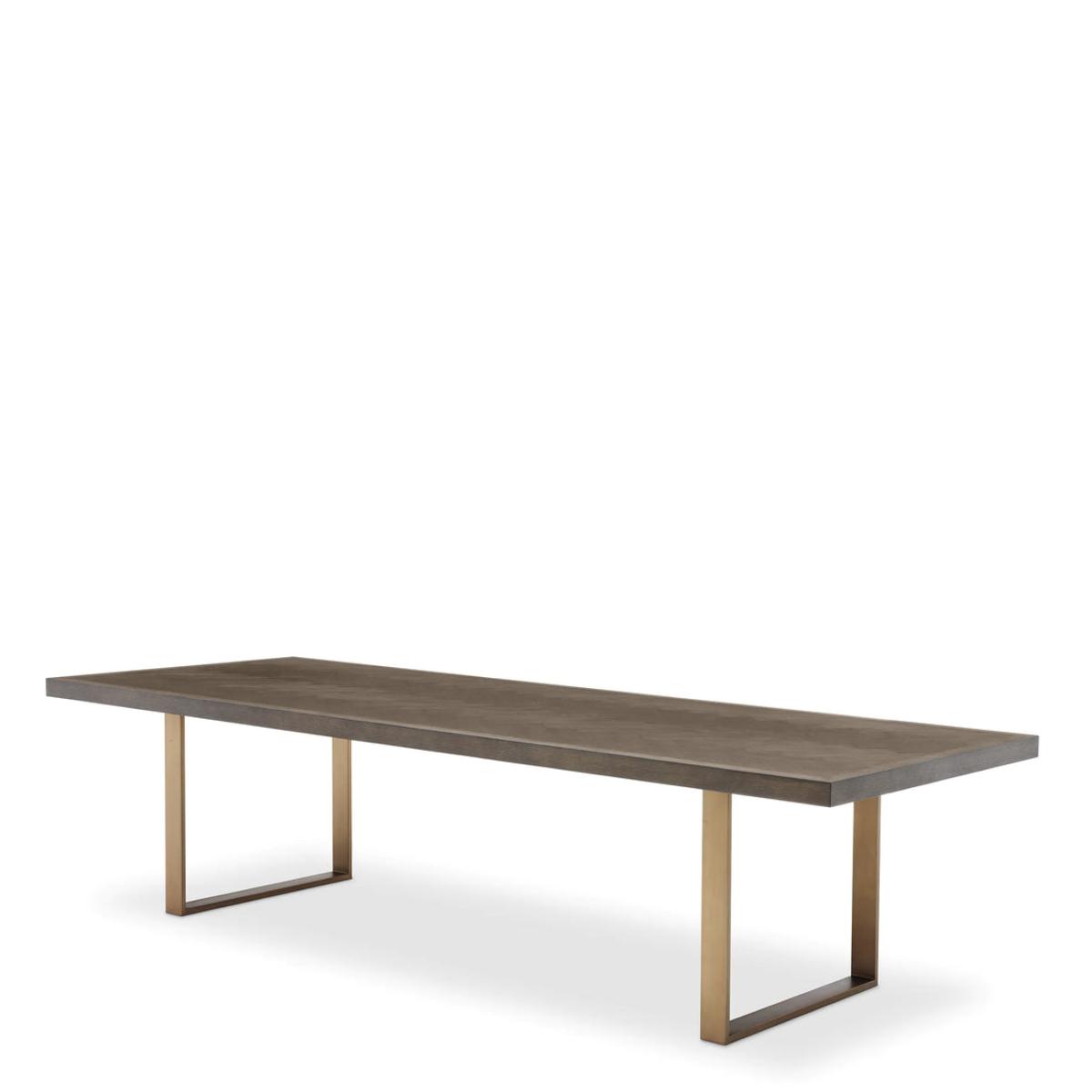 Eichholtz Melchior Dining Table in Brown Oak Veneer / Large – image 2