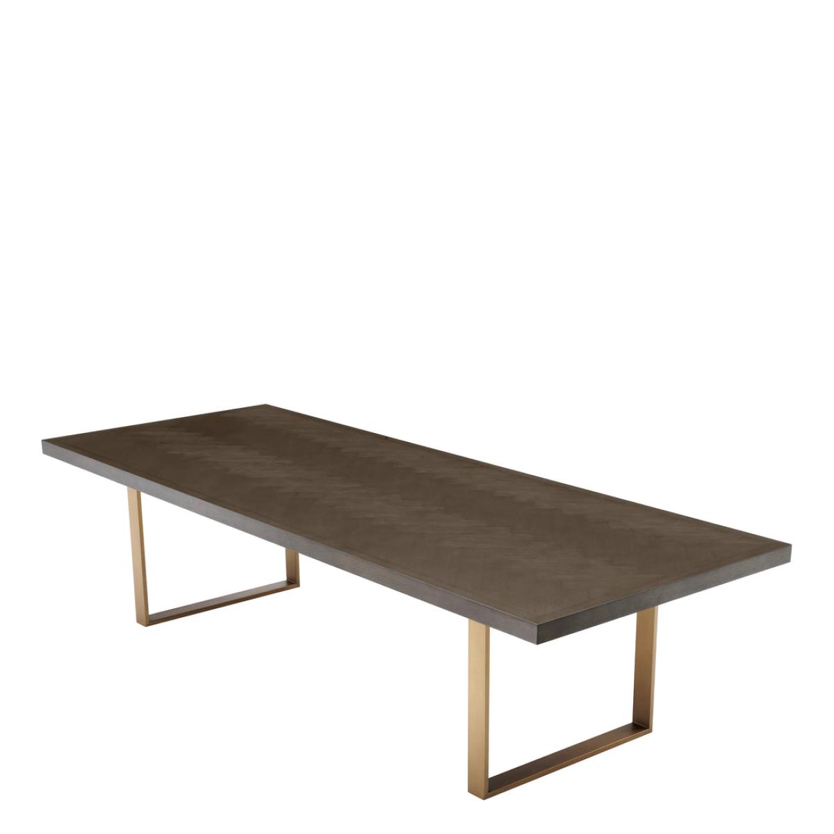 Eichholtz Melchior Dining Table in Brown Oak Veneer / Large – image 7