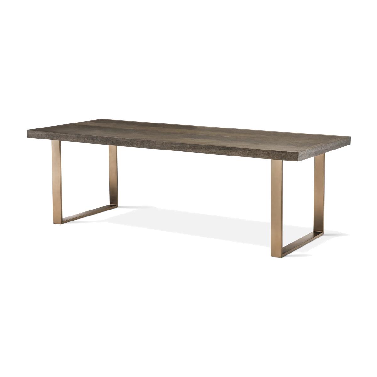 Eichholtz Melchior Dining Table in Brown Oak Veneer / Large – image 1