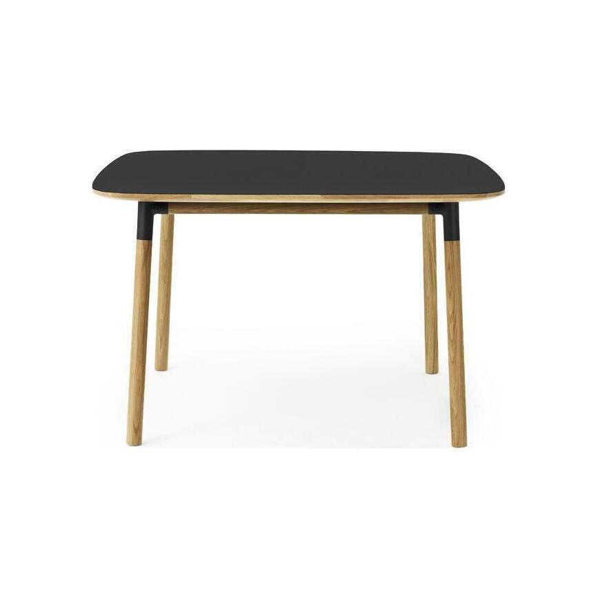 Normann Copenhagen Form Dining Table 120 x 120 cm / Black / Oak – image 2