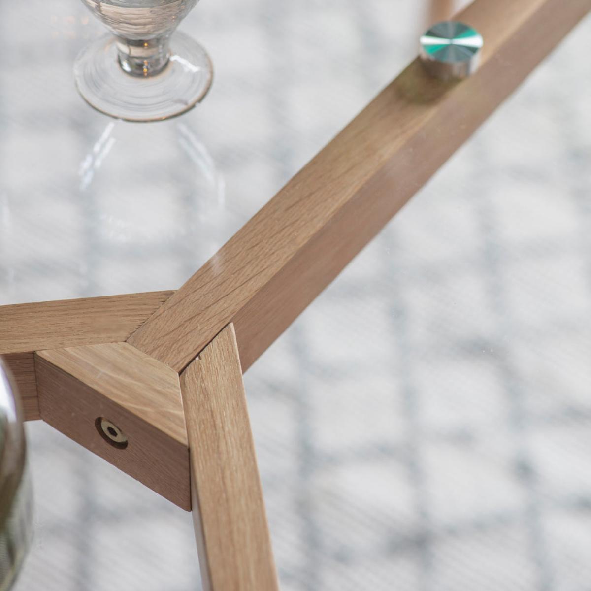 Gallery Interiors Blair Rectangle Dining Table in Oak – image 3