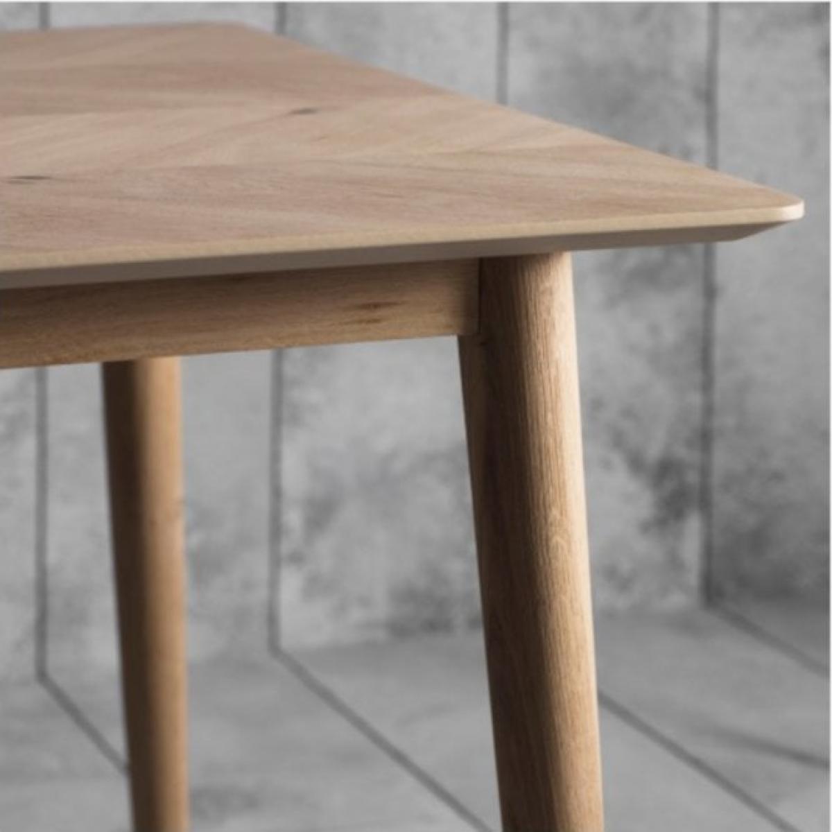 Gallery Interiors Milano 6-8 Seater Extending Oak Scandi Dining Table | Outlet – image 4