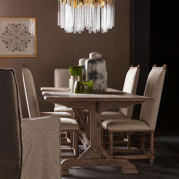 Andrew Martin Wine Makers Brown Dining Table – image 4