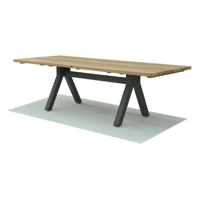 Skyline Alaska Carbon Rectangular Outdoor Dining Table / Large – image 1