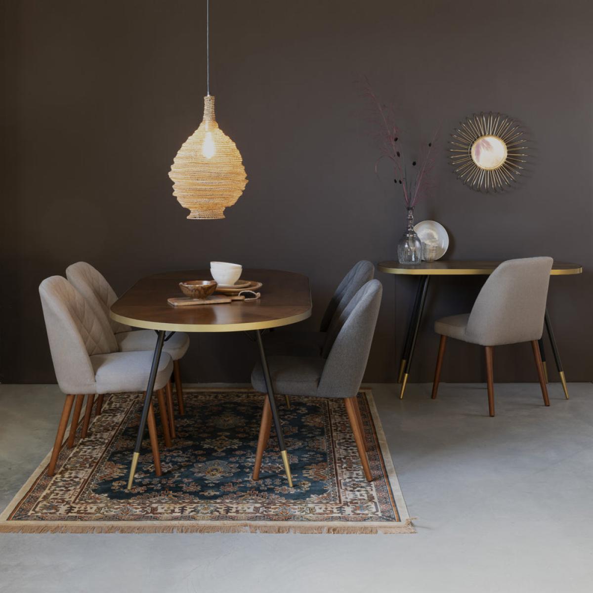 Olivia's Nordic Living Collection - Daven Oval Dining Table in Brown – image 1