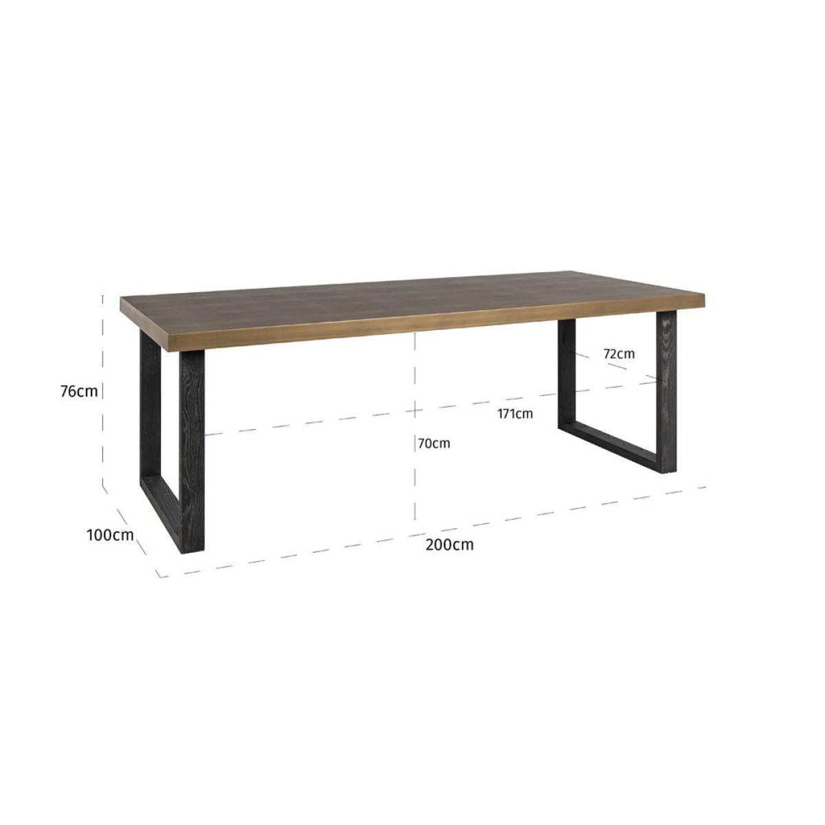 Richmond Interiors Bloomville 200cm Dining Table – image 6