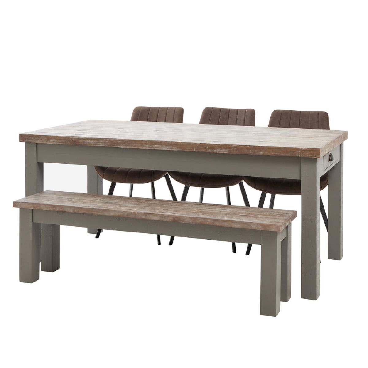 Hill Interiors The Oxley Collection Dining Table with 2 Drawers – image 5