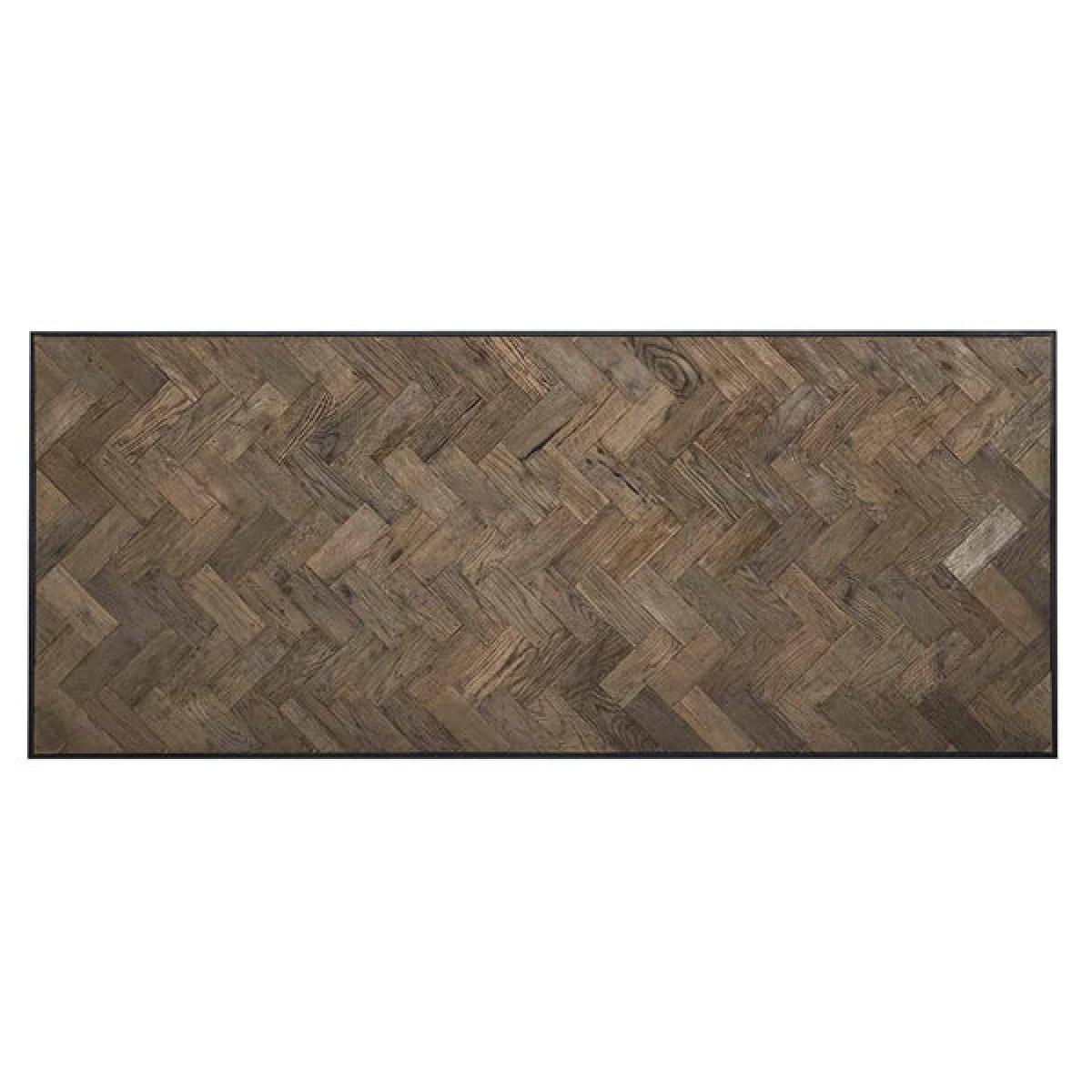 Richmond Herringbone Brown 6 - 8 & 8 -10 Seater Dining Table / Small – image 3