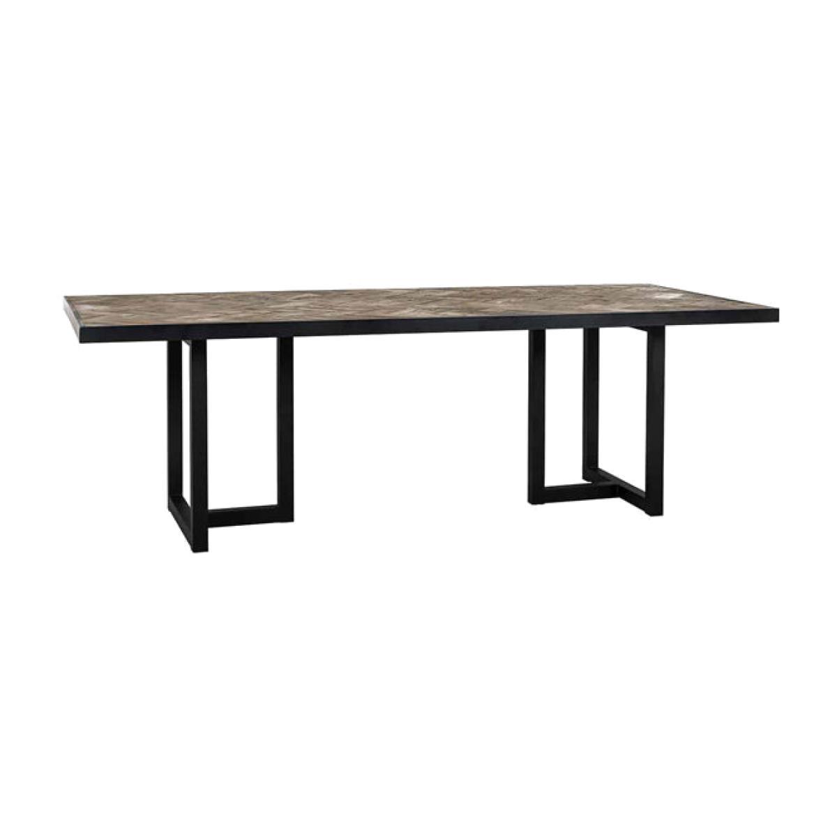 Richmond Herringbone Brown 6 - 8 & 8 -10 Seater Dining Table / Small – image 1