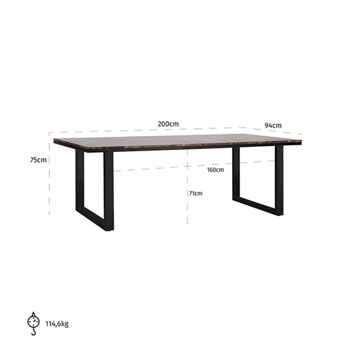 Richmond Dalton Brown 6-8 & 8-10 Seater Dining Table / Small – image 8