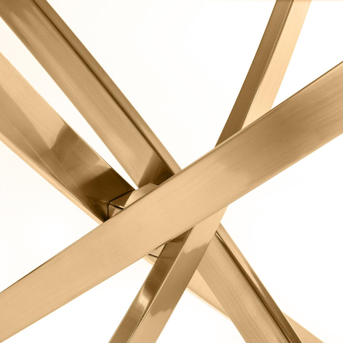 Olivia's Mantero Round Glass Dining Table – image 3