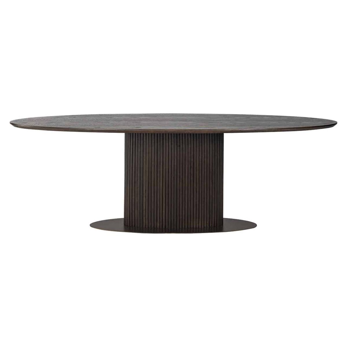 Richmond Luxor Oval Dining Table in Brown / 235cm – image 4