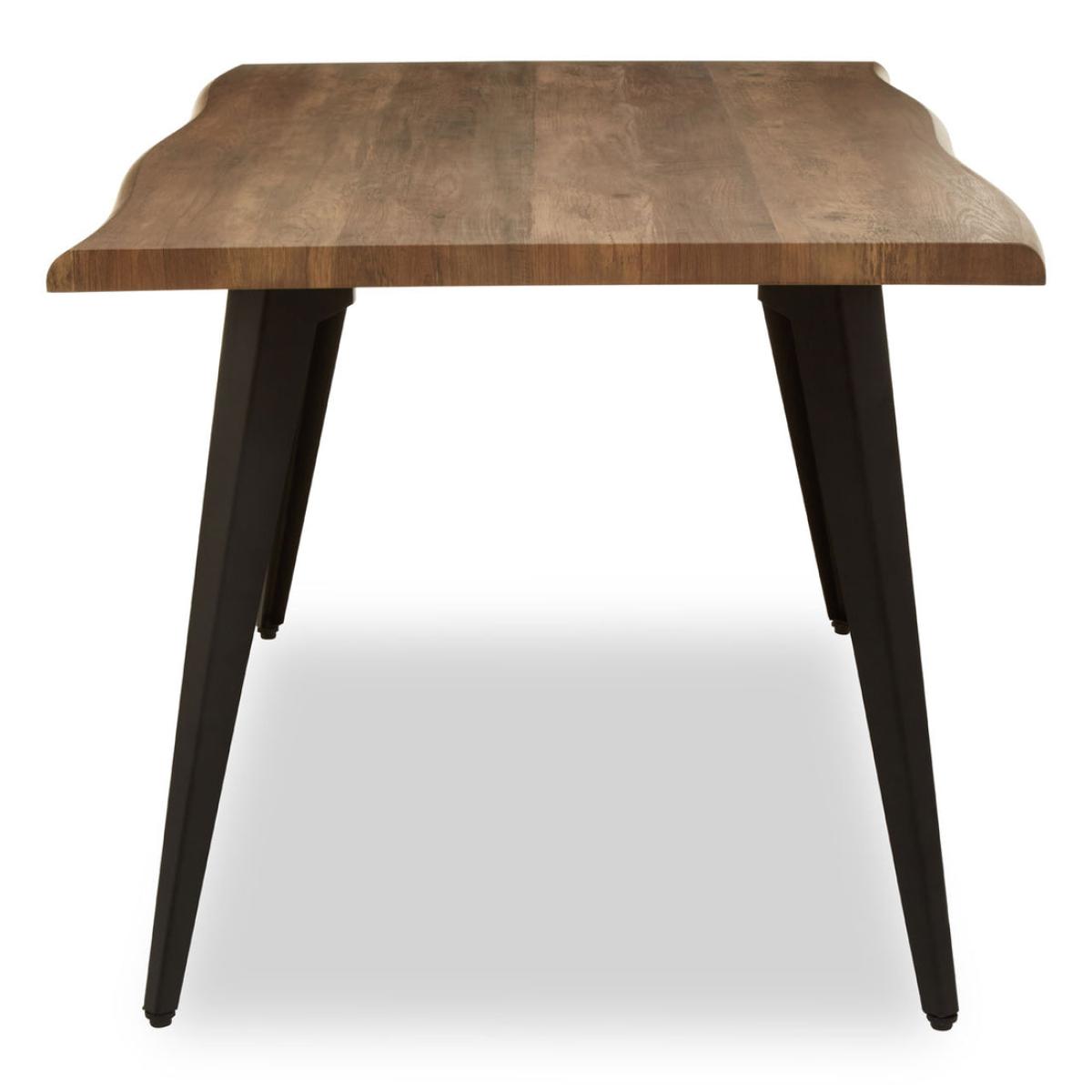 Olivia's Alice Dining Table in Brown Paper Veneer – image 3