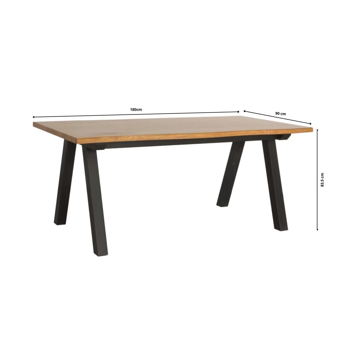 Oakland - Oak Dining Table - 180cm – image 3