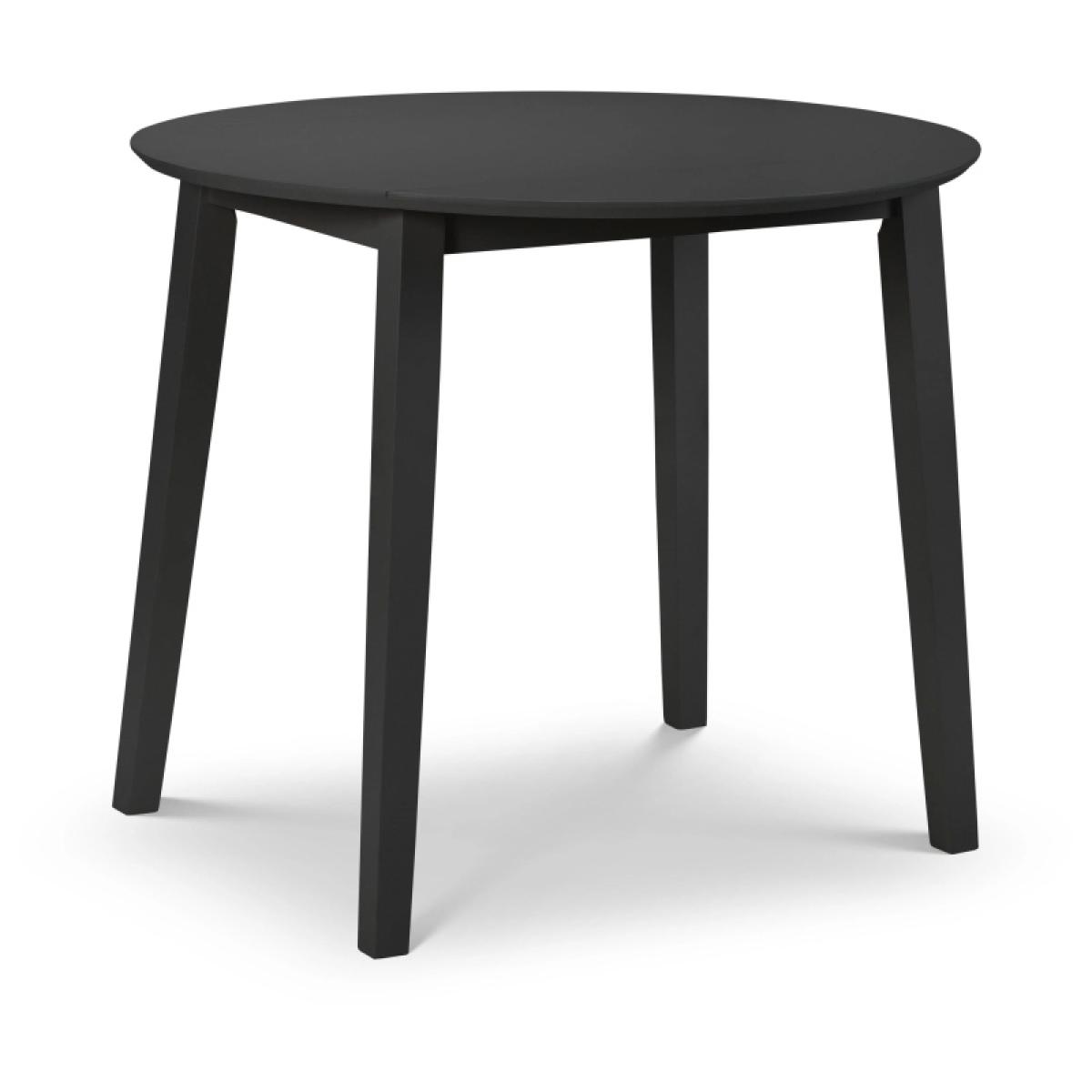 Julian Bowen Coast Dropleaf Table - Black – image 4