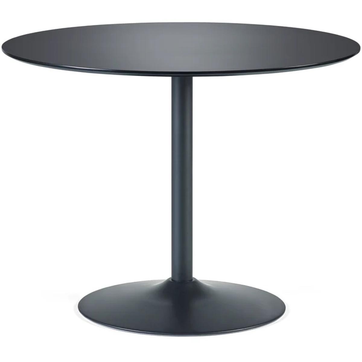 Julian Bowen Nero Round Table 80cm - Black – image 5